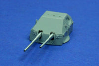 Photo of metal barrels for German Naval Gun 20.3 cm (8") L/60 in 1:350 scale by RB Model, set of 8 pieces.
