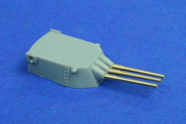 Photo of RB Model 1:700 scale metal barrels for US Navy 203mm (8") L/55 naval guns, set of 9 pieces, ideal for ship model upgrades.