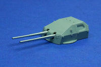 Photo of metal barrels for German Naval Gun 20.3 cm (8") L/60 in 1:350 scale by RB Model, set of 8 pieces.