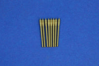 Photo of 1:350 scale Italian Naval Gun 203mm (8") L/53 metal barrels by RB Model, compatible with Zara-class cruisers.