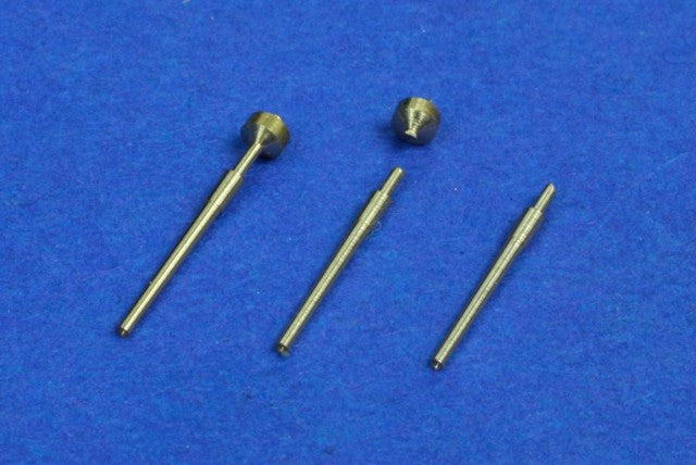 Photo of RB Model 1:700 scale metal barrels for US Navy 203mm (8") L/55 naval guns, set of 9 pieces, ideal for ship model upgrades.