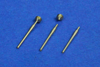 Photo of RB Model 1:700 scale metal barrels for US Navy 203mm (8") L/55 naval guns, set of 9 pieces, ideal for ship model upgrades.