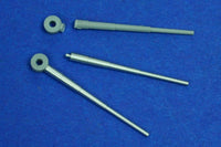 Photo of metal barrels for German Naval Gun 20.3 cm (8") L/60 in 1:350 scale by RB Model, set of 8 pieces.