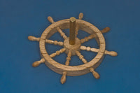 Photo of RB Model 13135 Wooden Steering Wheel with 8 Spokes - 35mm Diameter