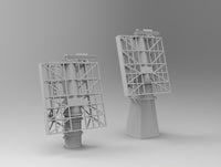 Photo of AN/SPS-48 Radar 1/350 Scale 3D Printed Resin Set with Photo Etching by HS Model HSM-U350043S