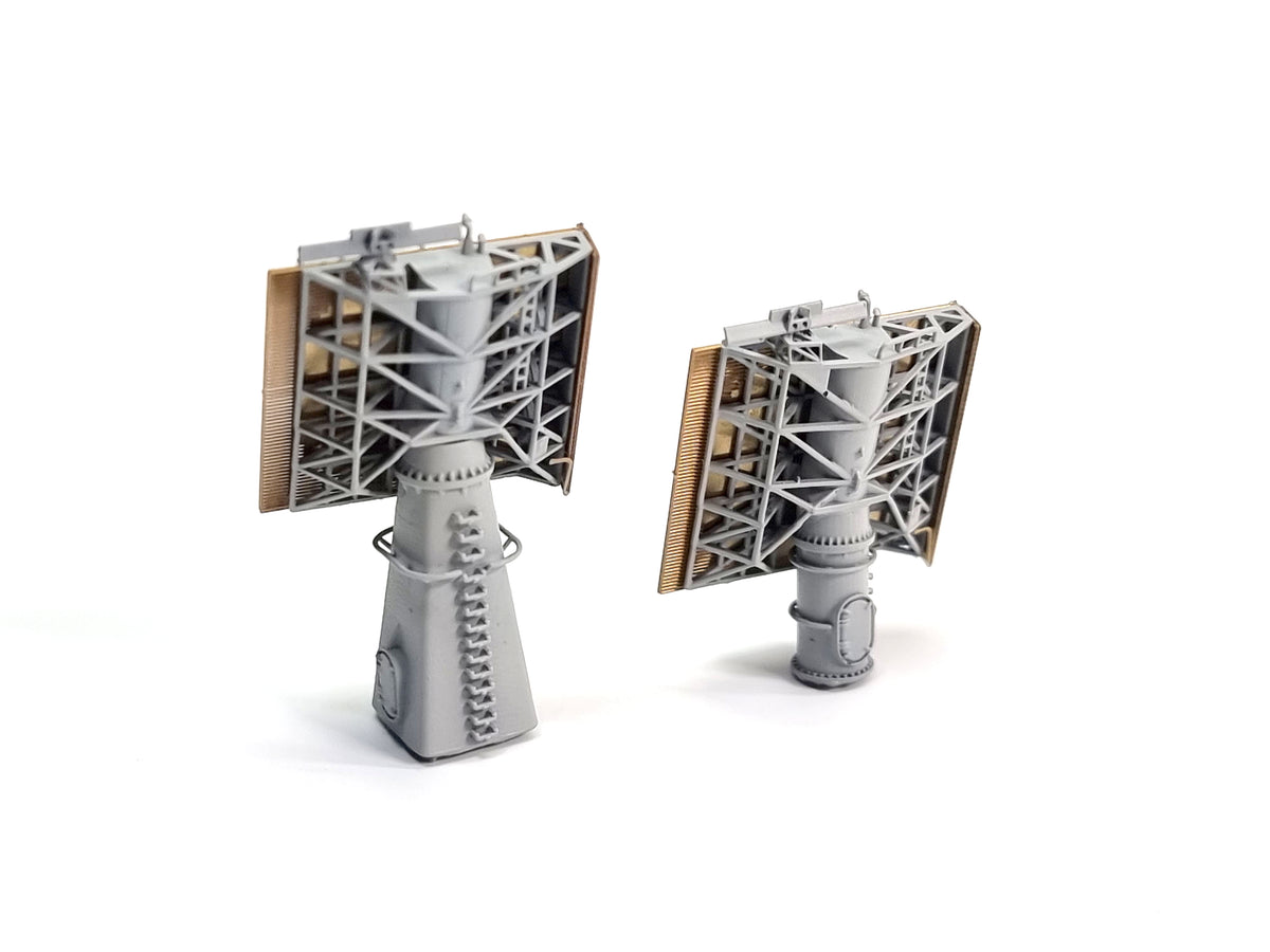 Photo of AN/SPS-48 Radar 1/350 Scale 3D Printed Resin Set with Photo Etching by HS Model HSM-U350043S