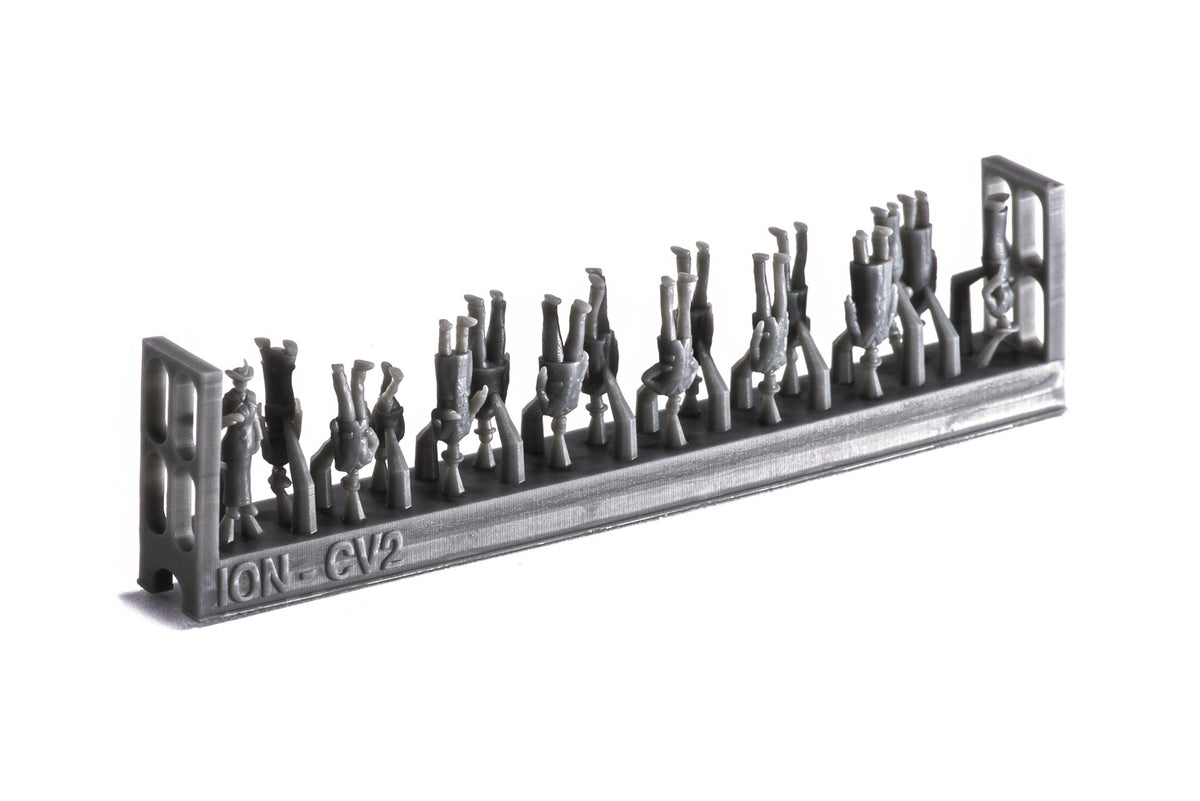 Photo of finely detailed 20th Century Civil Ship Passengers & Crew 1:250 scale resin figures, featuring 76 figures for historical passenger liners & ship models.