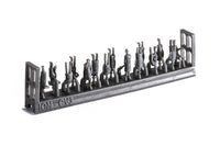 Photo of finely detailed 20th Century Civil Ship Passengers & Crew 1:250 scale resin figures, featuring 76 figures for historical passenger liners & ship models.