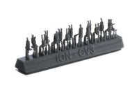 Photo of 1:350 scale 20th-century civil ship passengers & crew resin figures by ION, showcasing fine detail and realistic poses for model ship enthusiasts.