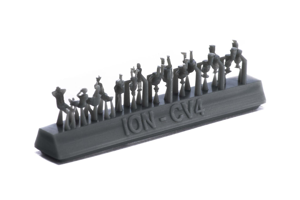 Photo of 1:350 scale 20th-century civil ship passengers & crew resin figures by ION, showcasing fine detail and realistic poses for model ship enthusiasts.