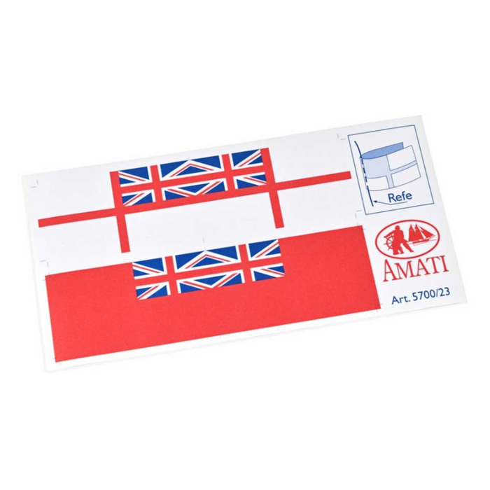 Photo of Amati B5700,23 Modern English Flags, two 75x40mm flags perfect for model ships