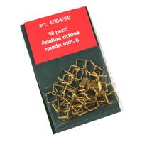 Photo of Amati B4004,60 Square Brass Rings 6mm - 10pcs