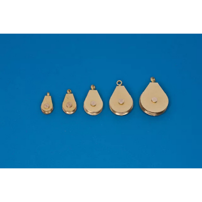 Photo of RB Model 10240 Brass Reel Block for Ship Models - Pack of 4