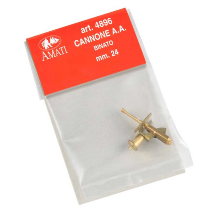 Photo of Amati B4896 Metal Modern Anti Aircraft Double Gun 24mm model part