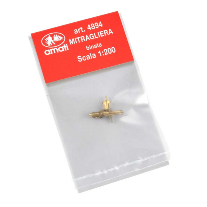 Photo of Amati B4894 Metal Modern Anti Aircraft Double Gun 16mm for 1:200 Scale Models