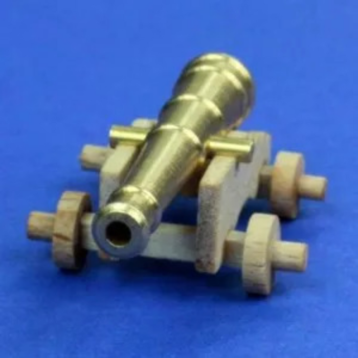 Photo of RB Model 085261 Cannon with Carriage - 26mm Length, Perfect for Model Ships