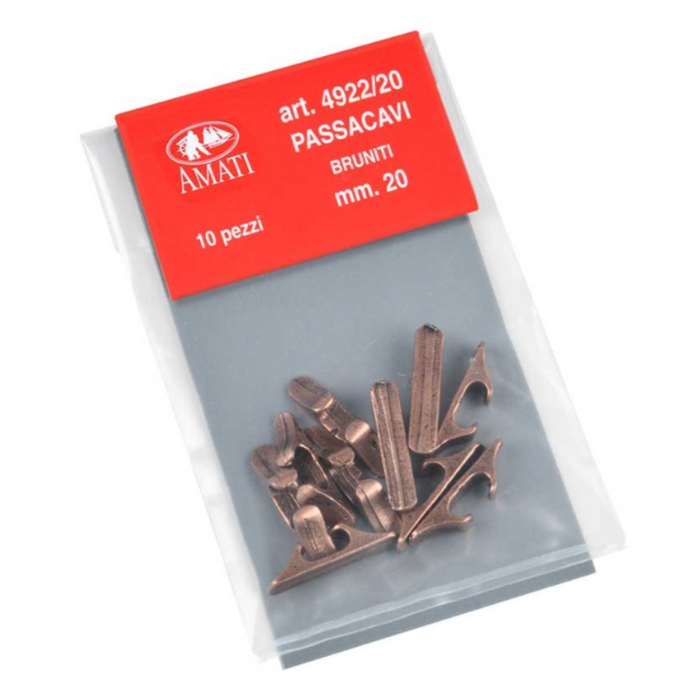 Photo of Amati B4922/20 Metal Fairlead, dimensions 20mm length, 5mm height, 3.8mm width