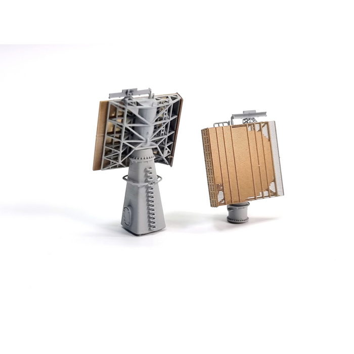 Photo of AN/SPS-48 Radar 1/350 Scale 3D Printed Resin Set with Photo Etching by HS Model HSM-U350043S