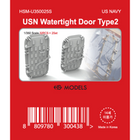Photo of US Navy Watertight Door Type 2 1/350 scale resin set by HS Model HSM-U350025S