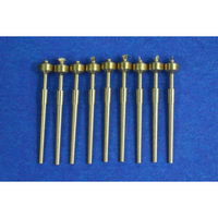 Photo of RB Model 1:700 scale metal barrels for US Navy 203mm (8") L/55 naval guns, set of 9 pieces, ideal for ship model upgrades.