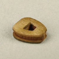 Photo of Shipyard's 2.5mm Heart Block Card Rigging Kit, showcasing precision-cut heart blocks for detailed model ship rigging.