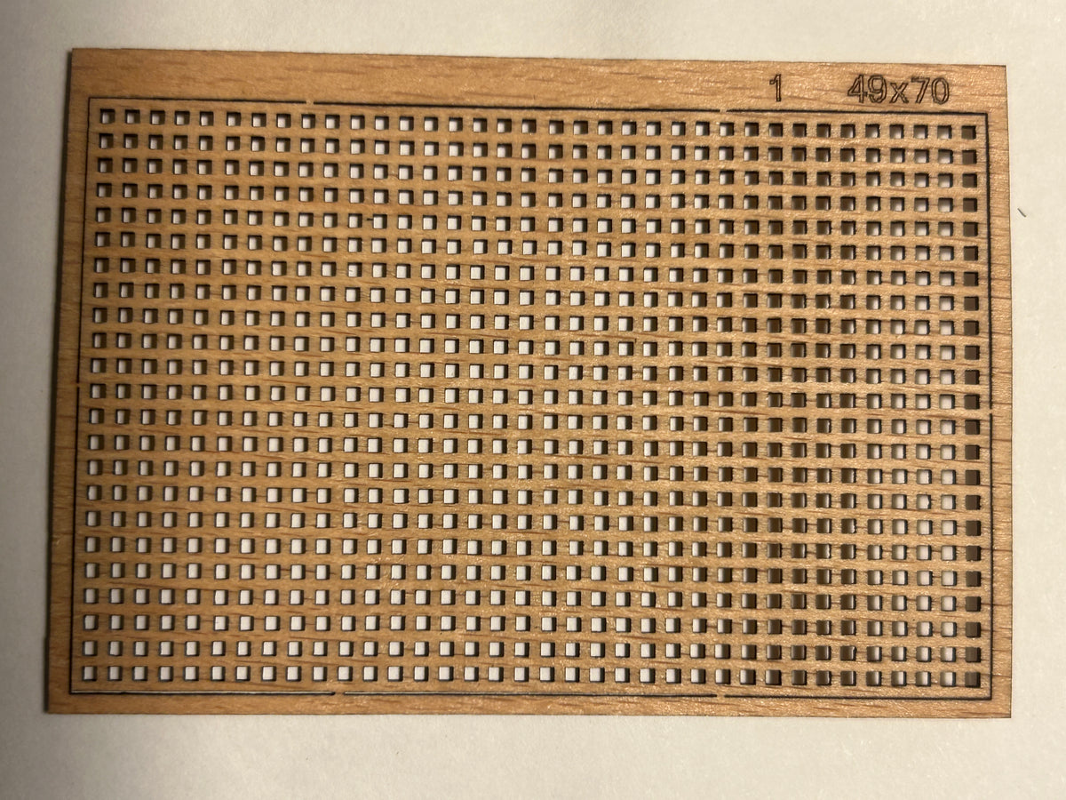 Grating 1x1mm Modelland