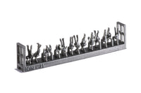 Photo of Imperial Japanese Navy On Deck Set 1:200 Scale (ION J200-001) – 3D-printed resin figures of IJN sailors in various active and relaxed poses for WWII warship models.