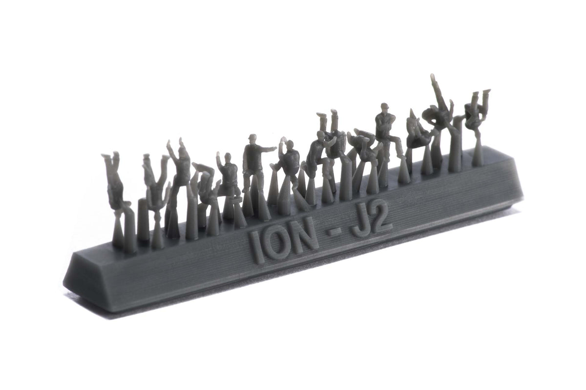 Photo of Imperial Japanese Navy Carrier Personnel & Pilots 1/350 resin figures set, featuring finely detailed WWII IJN crew and pilots in various action poses.