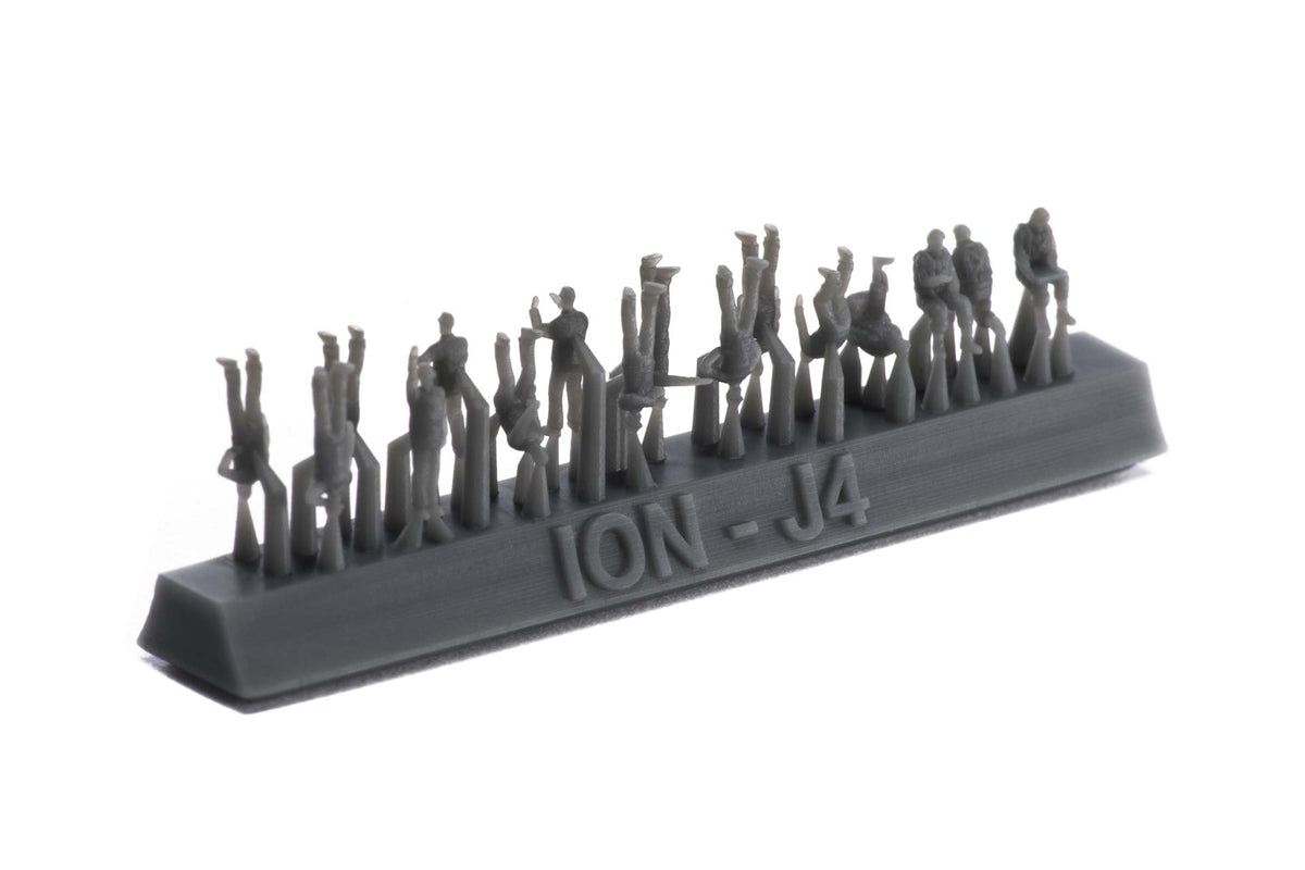 Photo of Imperial Japanese Navy Carrier Personnel & Pilots 1/350 resin figures set, featuring finely detailed WWII IJN crew and pilots in various action poses.