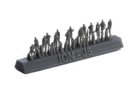 Photo of Imperial Japanese Navy Carrier Personnel & Pilots 1/350 resin figures set, featuring finely detailed WWII IJN crew and pilots in various action poses.