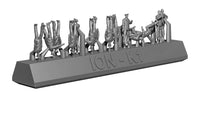Photo of Kriegsmarine Personnel Set 1:350 (ION K350-002) – 3D-printed resin figures for WWII German warship models, showcasing unique poses and uniforms.