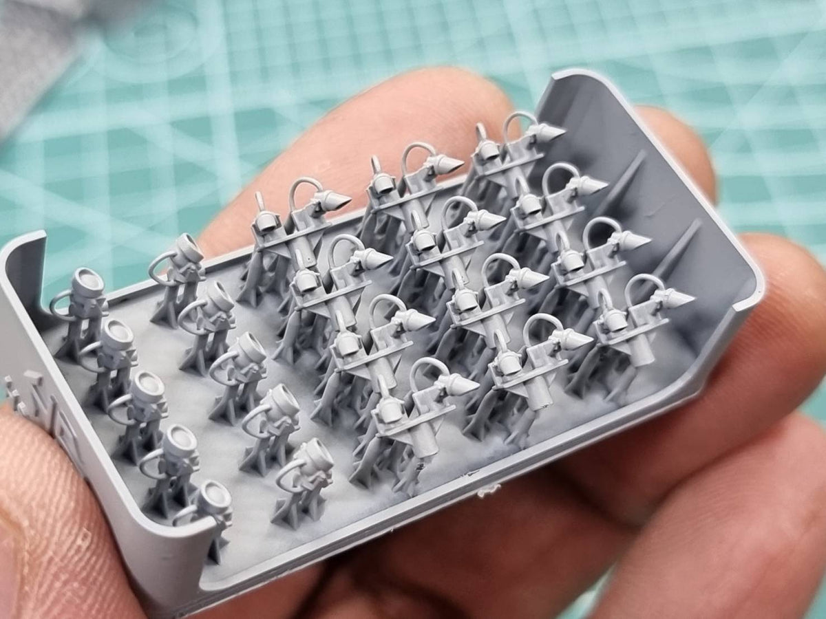 Photo of HS Model 1/350 scale warship lights set (68 pcs) 3D printed resin model HSM-U350065S