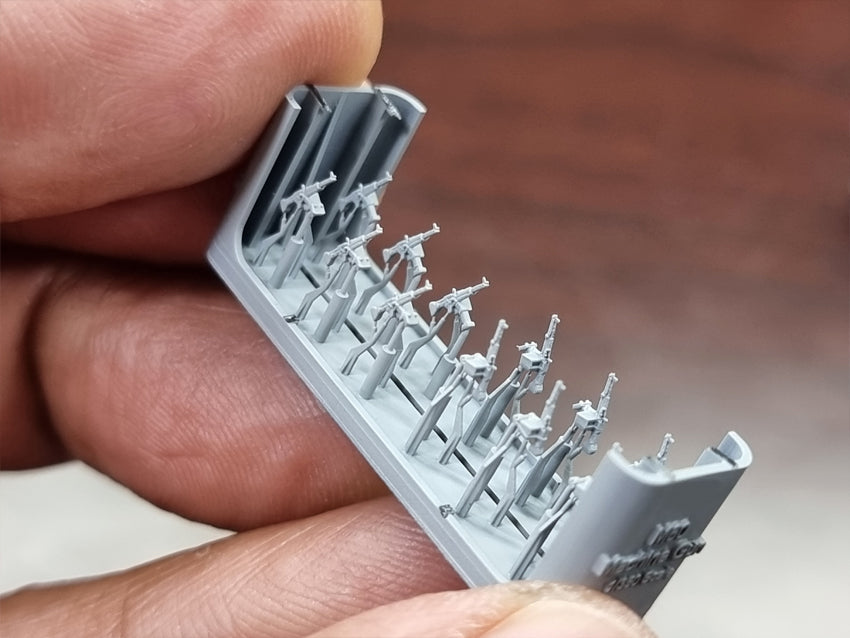Photo of 7.62mm M60 Machine Gun 1/350 scale resin model set by HS Model HSM-U350056S