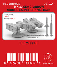 Photo of MK-29 Sea Sparrow Missile Launcher 1/350 scale 3D printed resin model from HS Model HSM-U350042S