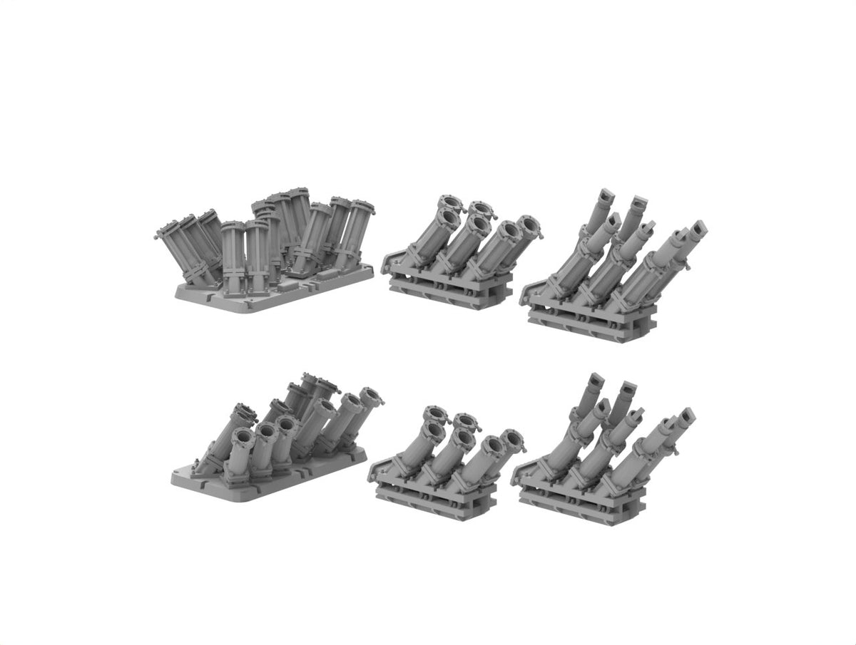 Photo of Mk.36 SRBOC and SKWS Decoy Launching System 1/350 scale resin set by HS Model HSM-U350052S