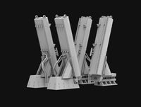 Photo of NULKA Mk.53 Decoy Launching System 1/350 scale resin model set by HS Model HSM-U350068S