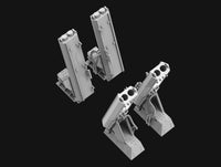 Photo of NULKA Mk.53 Decoy Launching System 1/350 scale resin model set by HS Model HSM-U350068S