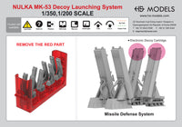 Photo of NULKA Mk.53 Decoy Launching System 1/350 scale resin model set by HS Model HSM-U350068S