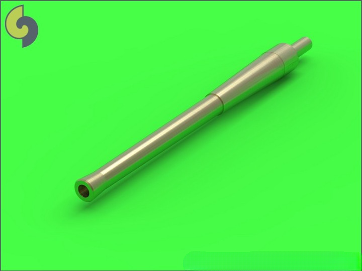 Photo of 1/350 British warship turned brass barrels for 4.7"/45 (120mm) QF Marks IX & XII by Master (SM-350-078).