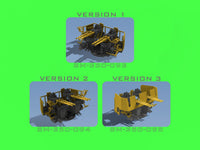 Photo of US Navy 40 mm/56 Bofors quadruple mount with Mk-51 director, featuring resin, photo-etched, and turned brass parts.