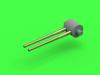 Photo of 1:350 scale metal barrels for Dunkerque/Strasbourg models by Master (SM-350-101), including aluminum and brass barrels with resin mounts.