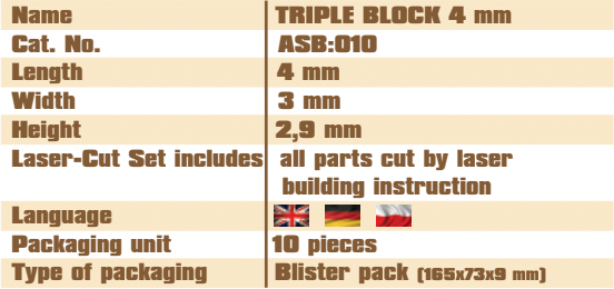 Triple Block 4mm Vessel Shipyard