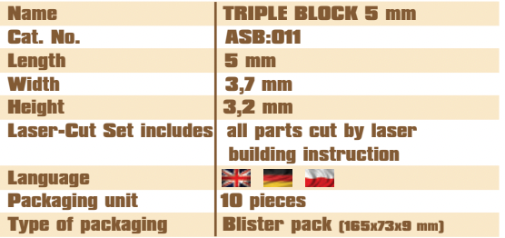 Triple Block 5mm Vessel Shipyard