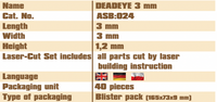 Deadeye Block 3mm Vessel Shipyard