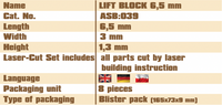 Lift Block 6.5mm Vessel Shipyard