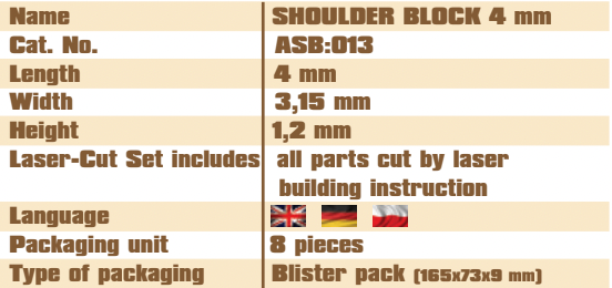 Shoulder Block 4mm Vessel Shipyard