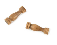 Image of Amati B4035,11 Walnut Stanchions, featuring a set of 11mm precision-cut walnut stanchions, ideal for adding refined and realistic structural details to model ships and nautical dioramas.