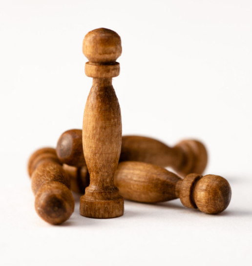 Image of Amati B4035,17 Walnut Stanchions, featuring a set of 17mm high-quality walnut miniature stanchions, perfect for adding detailed and elegant structural elements to various scales of model ships.