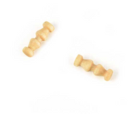 Image of Amati 7mm Wooden Turnbuckles, showcasing a set of finely crafted, detailed miniatures used for realistic rigging and structural enhancements in model shipbuilding and nautical dioramas.