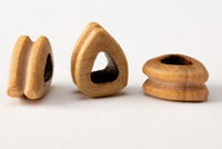 Image of Amati B4062 10mm Closed Heart Deadeyes, featuring a set of precisely crafted miniature deadeyes for model ship rigging, ideal for adding detailed and authentic elements to larger scale naval models.